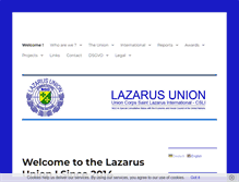 Tablet Screenshot of lazarus-union.org